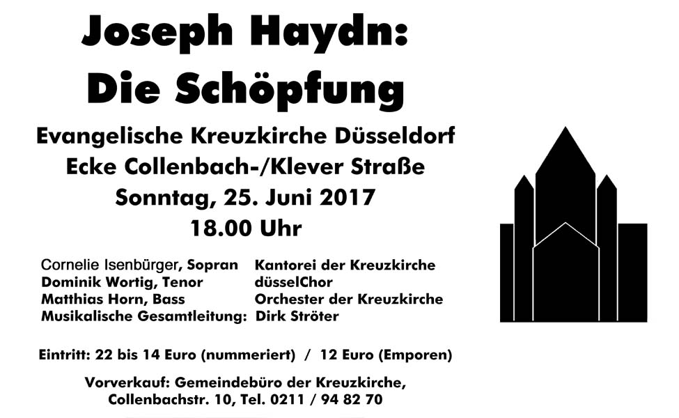 Kreuzkirche, Schöpfung, Dirk Ströter, Cornelie Isenbürger, Dominik Wortig, Matthias Horn