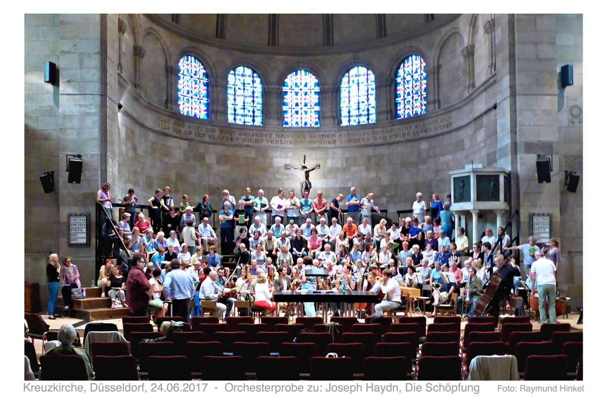 duesselChor, Kantorei Kreuzkirche Duesseldorf, Haydn Schoepfung