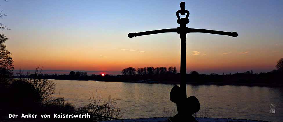 Anker, Kaiserswerth, Sonnenuntergang, Raymund Hinkel