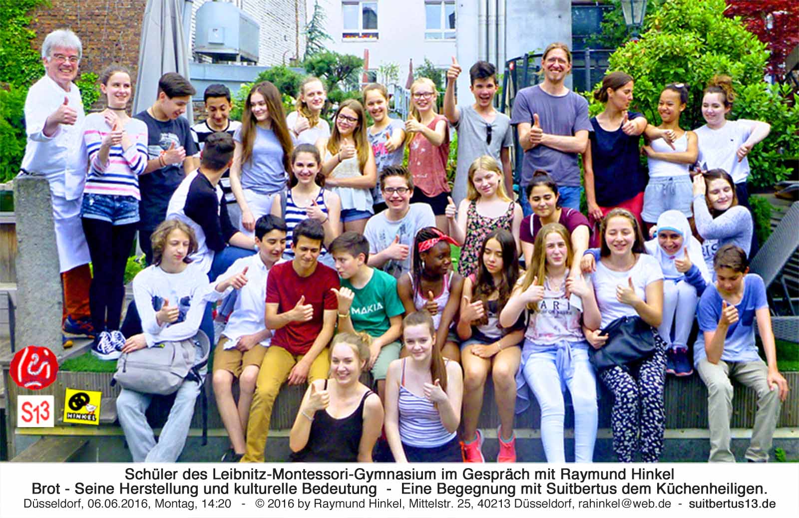 Suitbertus, Raymund Hinkel, Bäckerei HINKEL, Leibniz-Montessori-Gymnasium, Düsseldorf